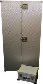 Very large case with small case for scale.