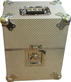 tape case with stackable metal-ball corners